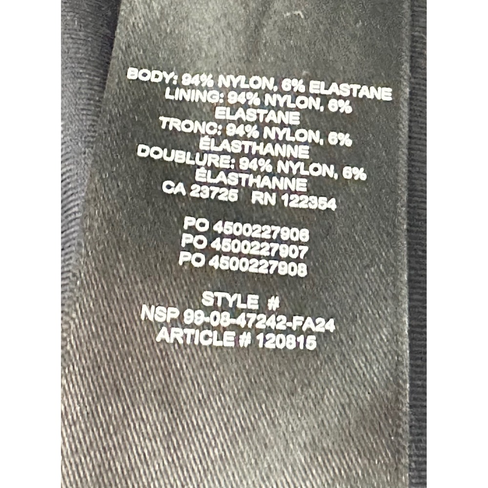Aritzia Contour Off-Shoulder Maxi Dress Black Long Sleeve Bodycon Large 120815 - Picture 6 of 12